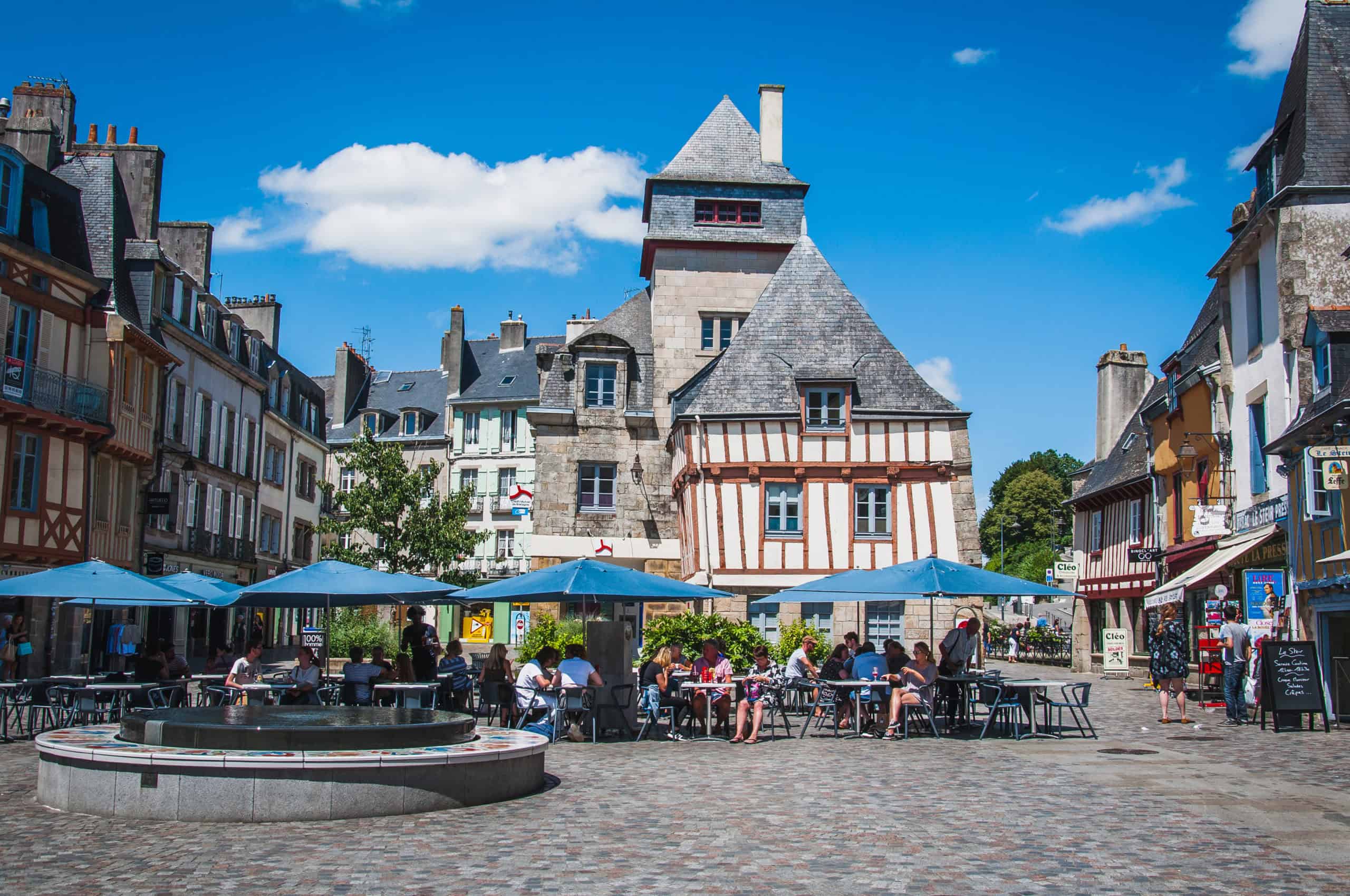 place avec terrase à quimper